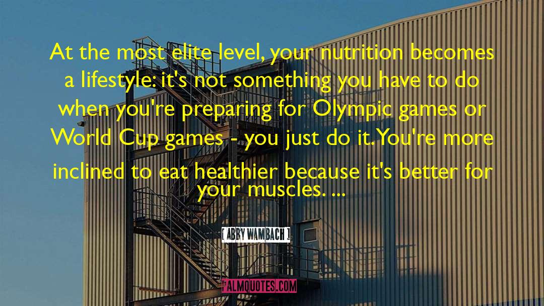 Devenish Nutrition quotes by Abby Wambach