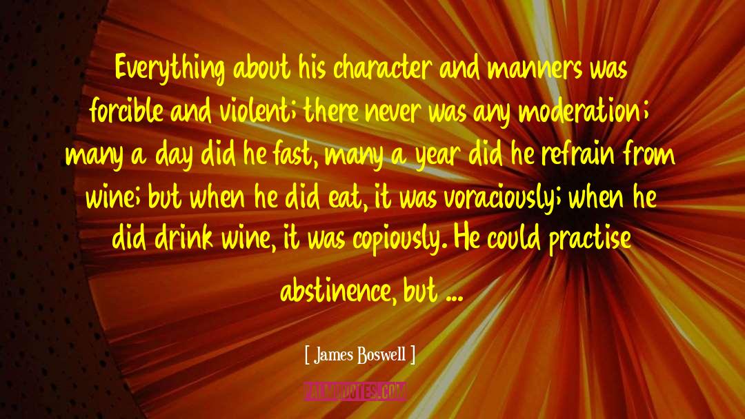 Devenish Wine quotes by James Boswell