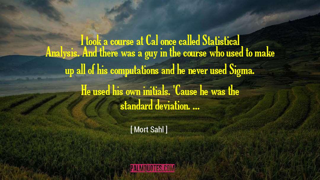 Deviation quotes by Mort Sahl