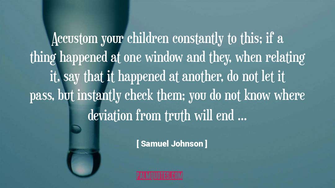 Deviation quotes by Samuel Johnson