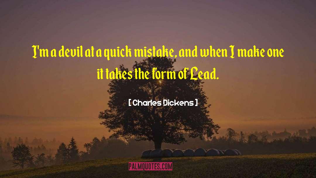 Devil Blush quotes by Charles Dickens