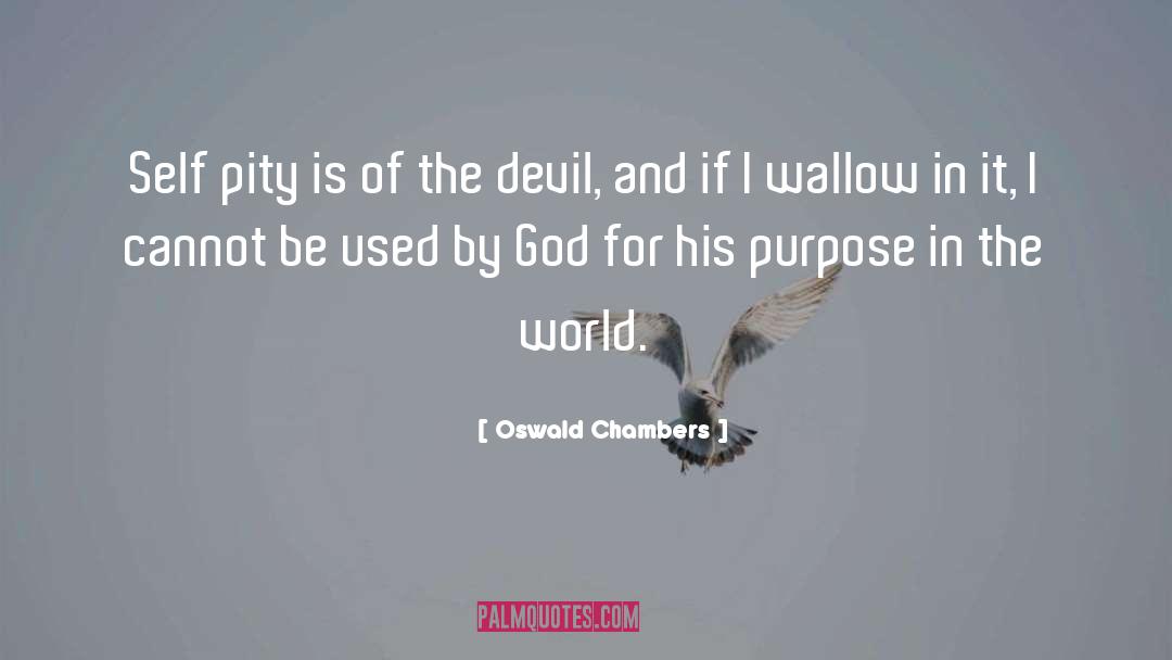 Devil Blush quotes by Oswald Chambers