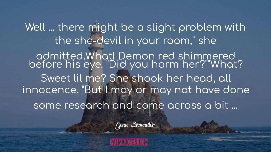 Devil In A Red Dress quotes by Gena Showalter