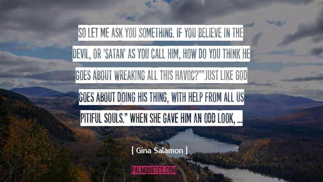 Devil Kisses quotes by Gina Salamon