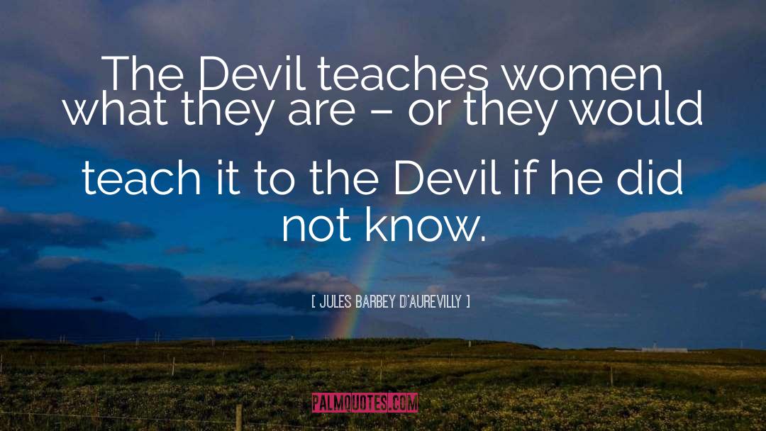 Devil Latin quotes by Jules Barbey D'Aurevilly