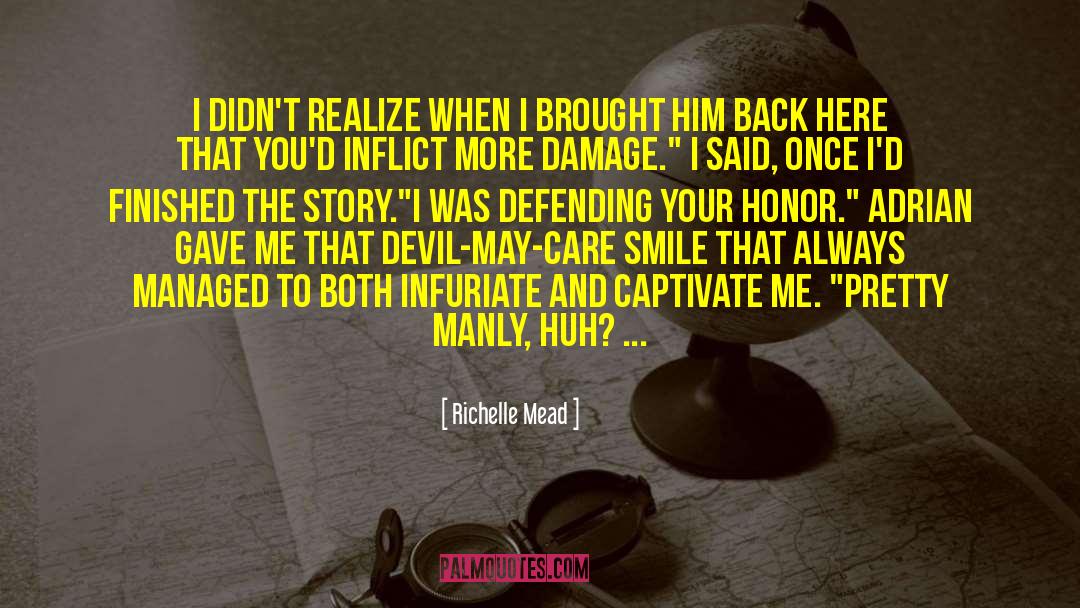 Devil May Care quotes by Richelle Mead