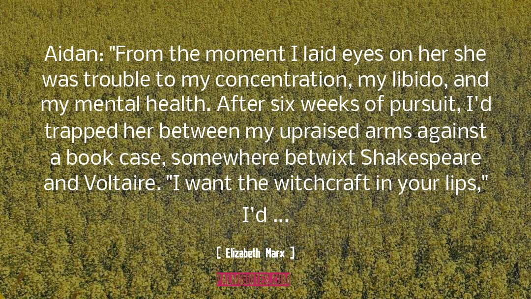 Devil May Care quotes by Elizabeth Marx