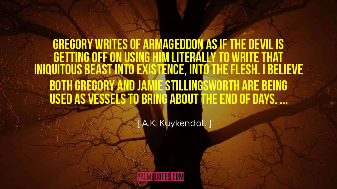 Devil S Advocate quotes by A.K. Kuykendall