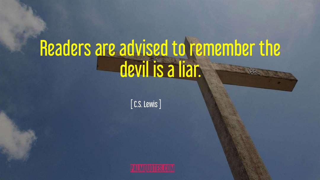 Devil S Advocate quotes by C.S. Lewis