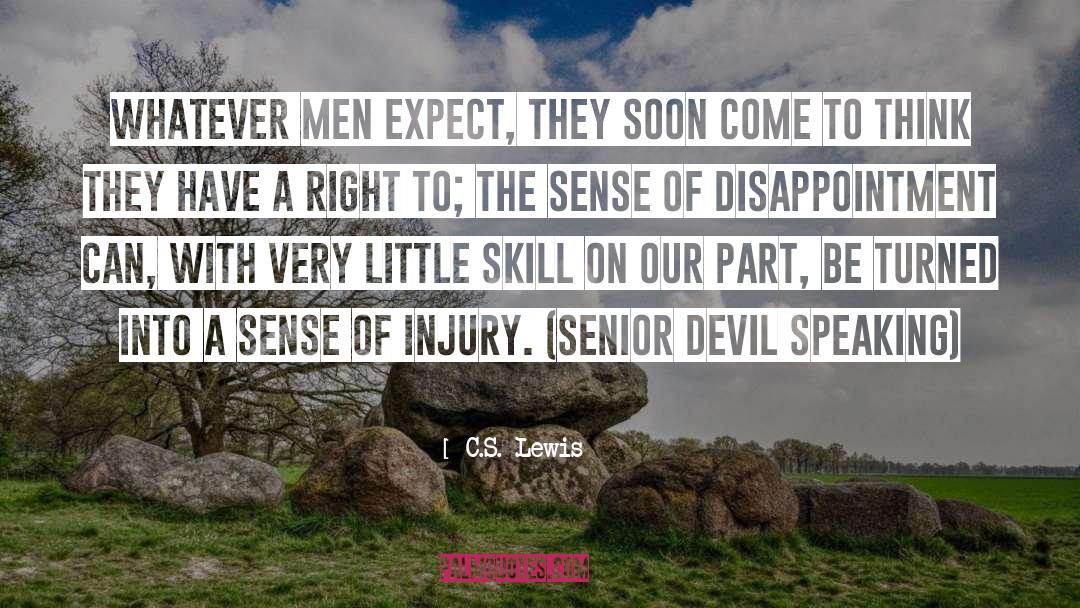 Devil S Due quotes by C.S. Lewis