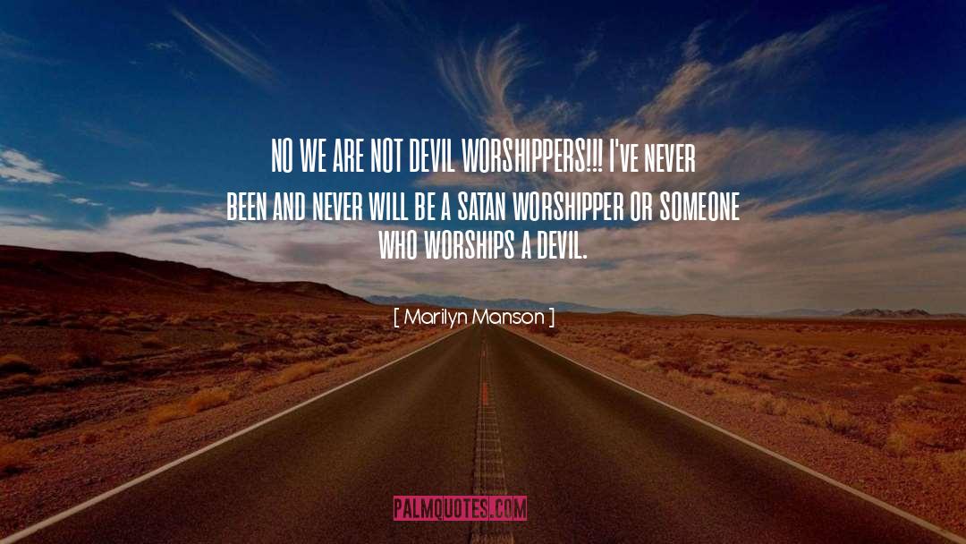 Devil Worship quotes by Marilyn Manson