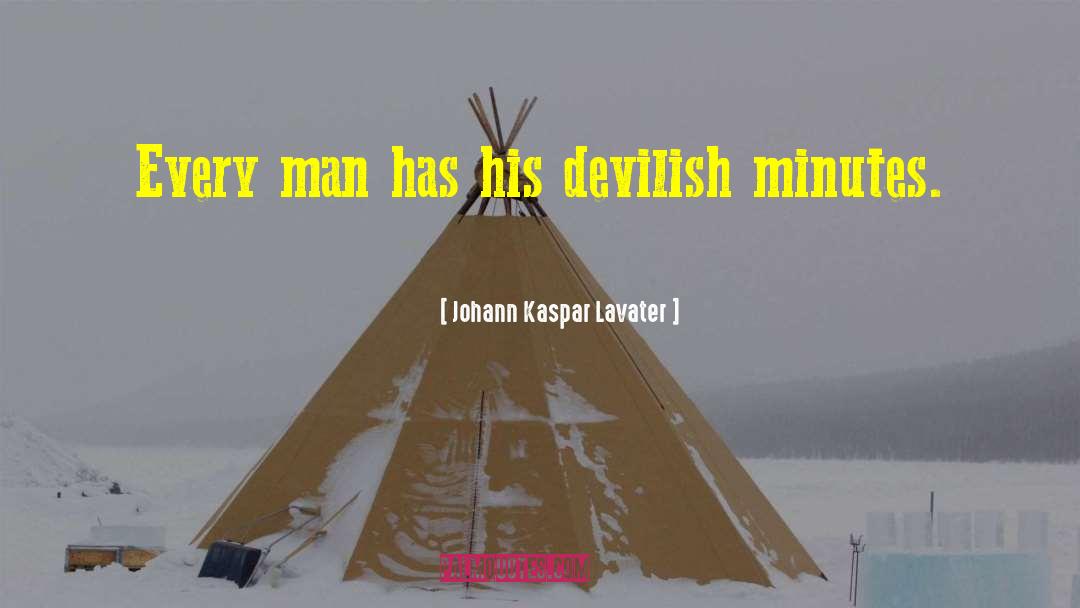 Devilish quotes by Johann Kaspar Lavater