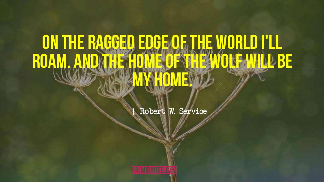 Devilish Wolf quotes by Robert W. Service