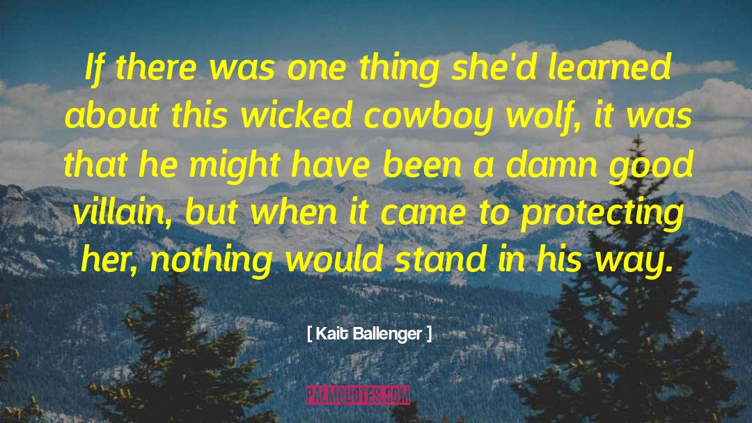 Devilish Wolf quotes by Kait Ballenger
