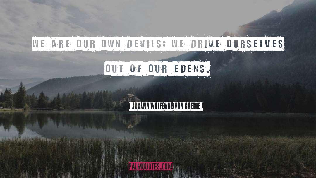 Devils quotes by Johann Wolfgang Von Goethe
