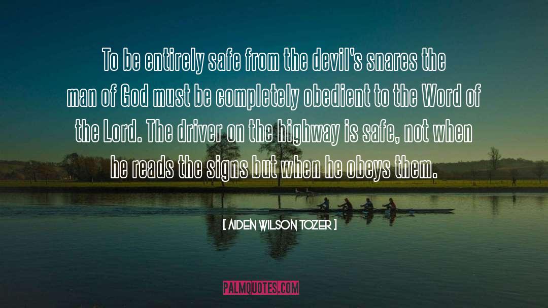 Devils quotes by Aiden Wilson Tozer