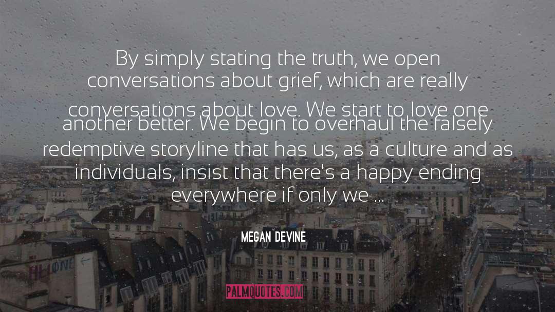 Devine quotes by Megan Devine