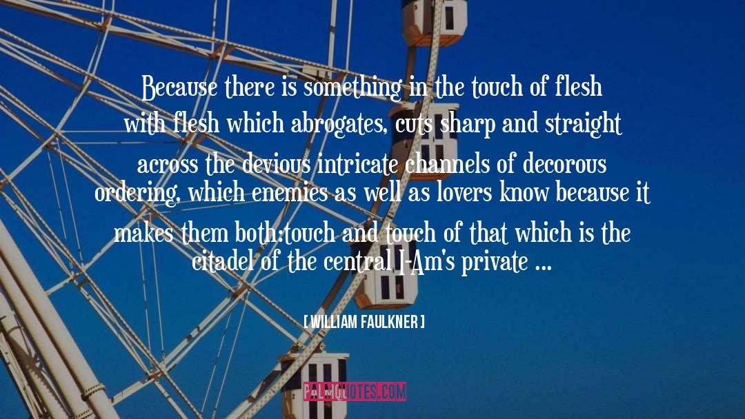 Devious quotes by William Faulkner