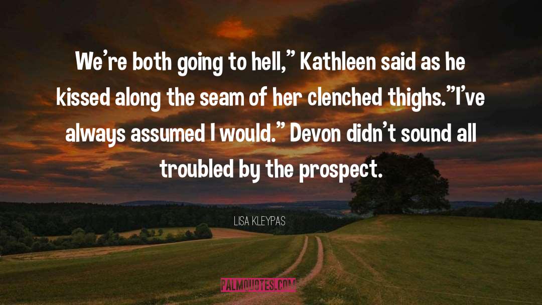 Devon quotes by Lisa Kleypas