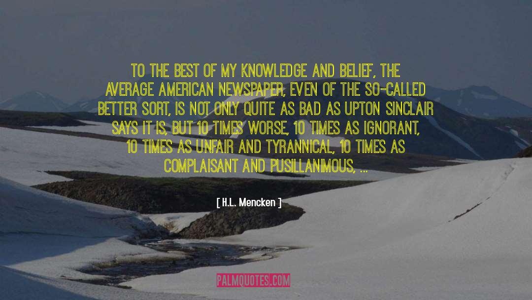 Devon Sinclair quotes by H.L. Mencken