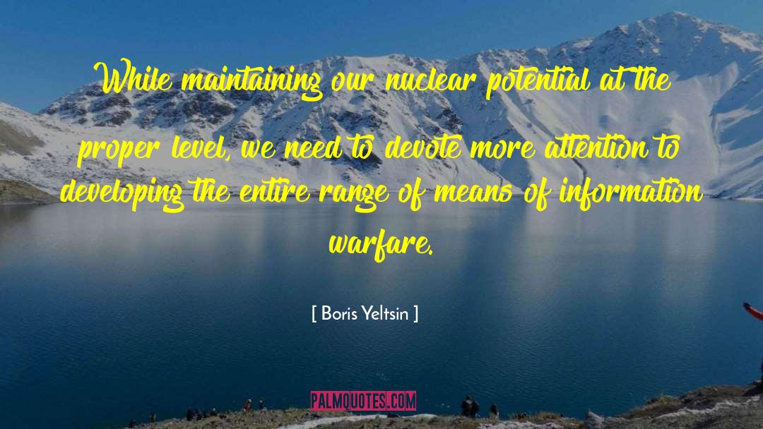 Devote quotes by Boris Yeltsin