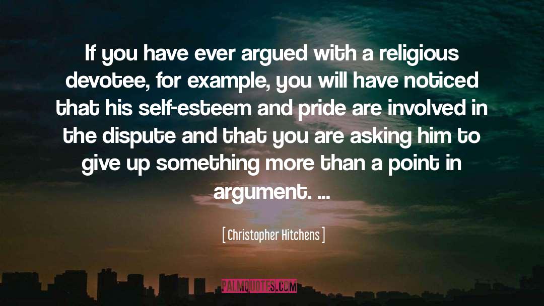 Devotee quotes by Christopher Hitchens