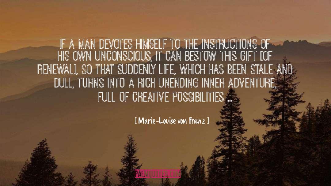 Devotes quotes by Marie-Louise Von Franz