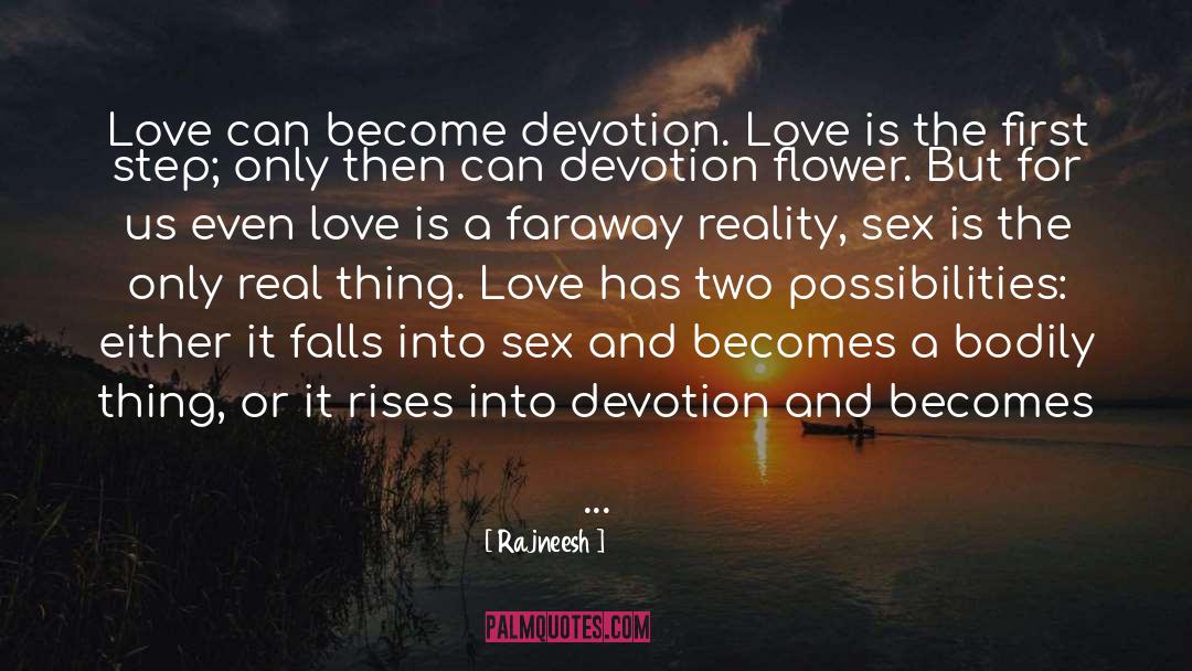 Devotion Love quotes by Rajneesh