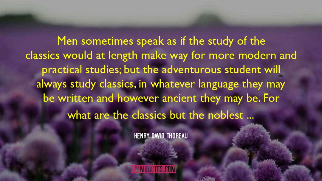 Devotional Classics quotes by Henry David Thoreau