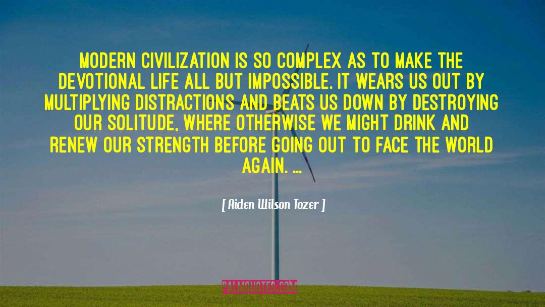Devotional Life quotes by Aiden Wilson Tozer