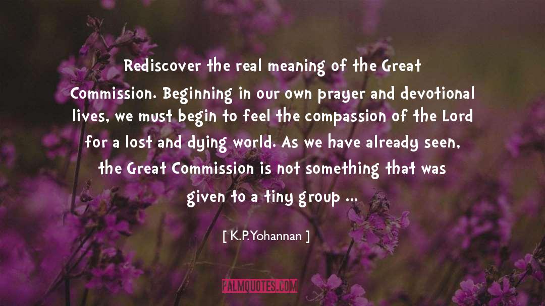 Devotional quotes by K.P. Yohannan