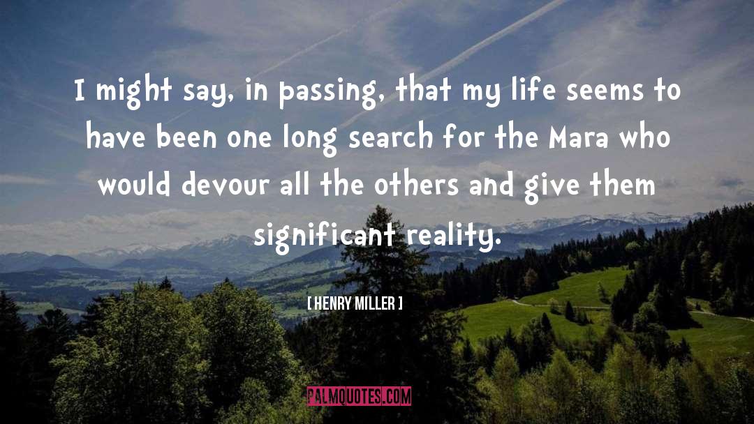 Devour quotes by Henry Miller