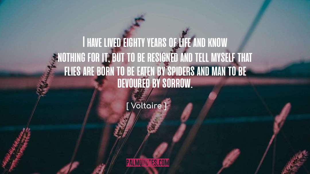 Devoured quotes by Voltaire