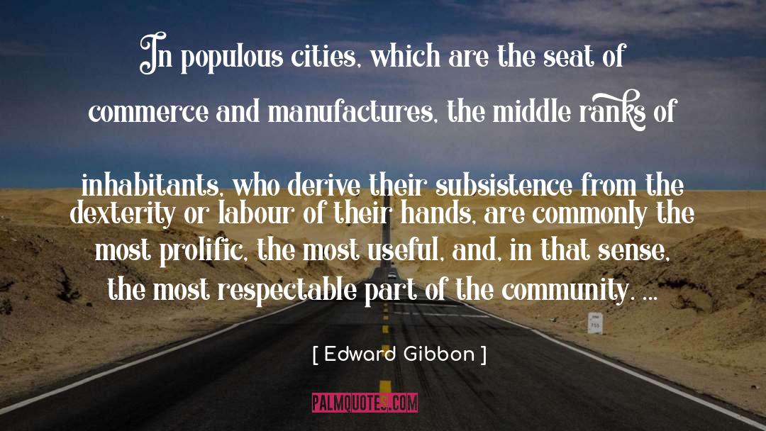 Dexterity quotes by Edward Gibbon