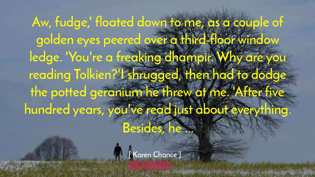 Dhampir quotes by Karen Chance