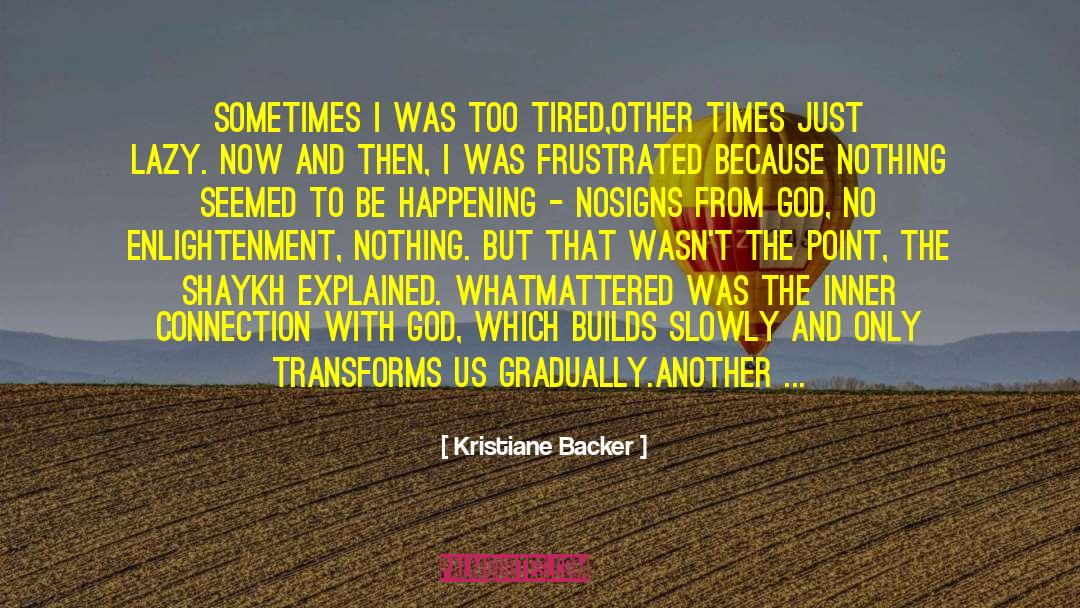 Dhikr quotes by Kristiane Backer