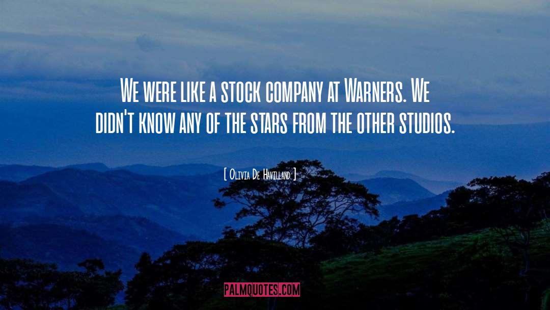 Dia Stock quotes by Olivia De Havilland