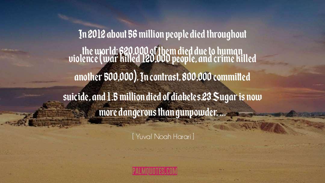 Diabetes quotes by Yuval Noah Harari