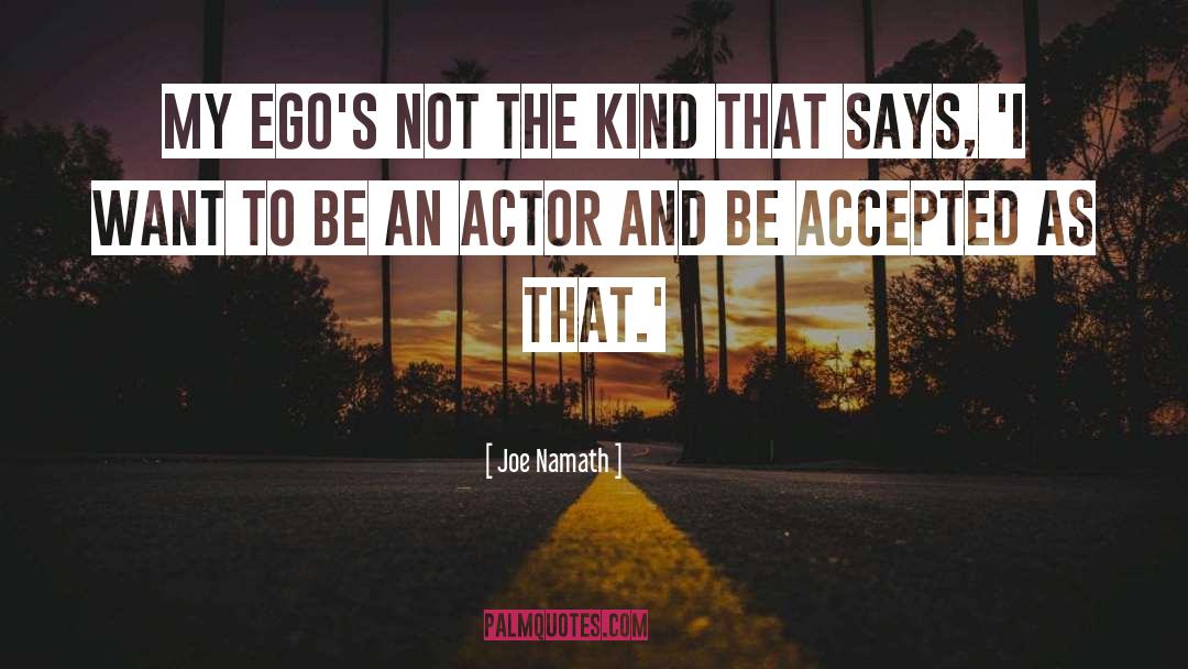 Diabolical Ego quotes by Joe Namath
