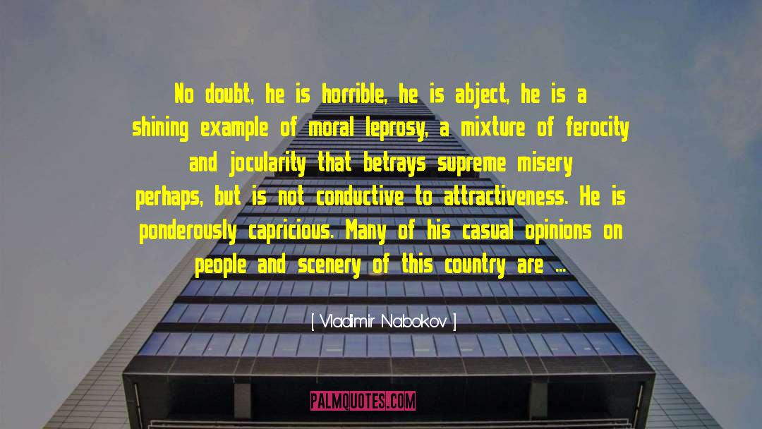 Diabolical quotes by Vladimir Nabokov