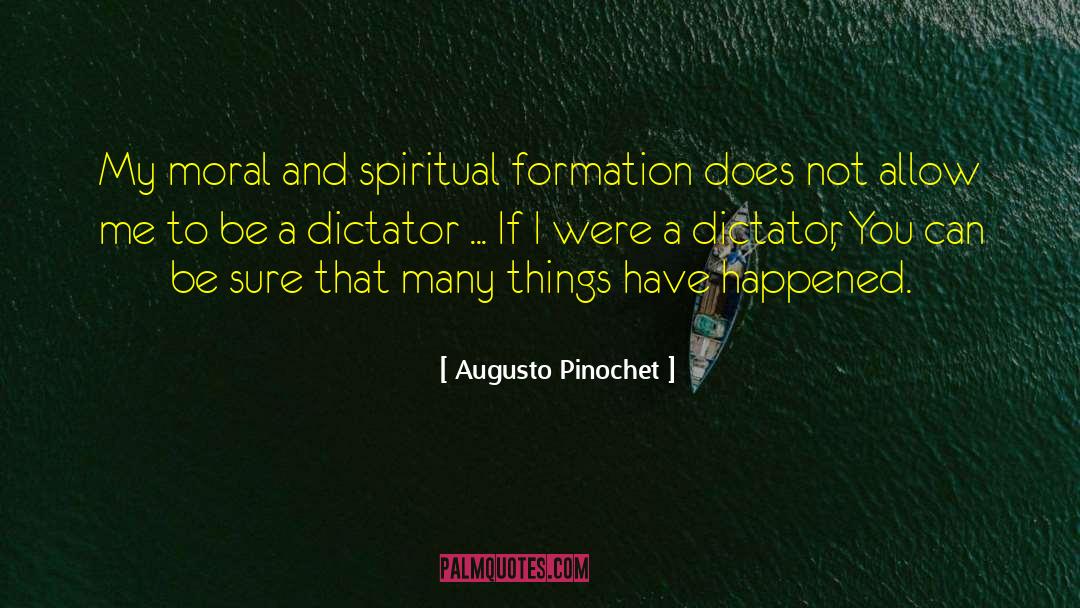Diaconate Formation quotes by Augusto Pinochet