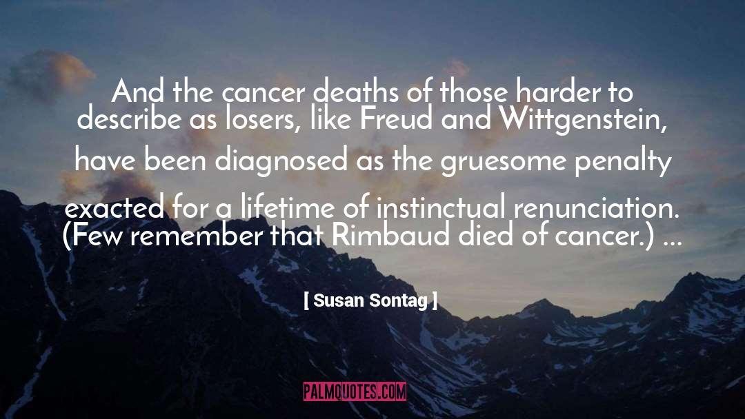 Diagnosed quotes by Susan Sontag