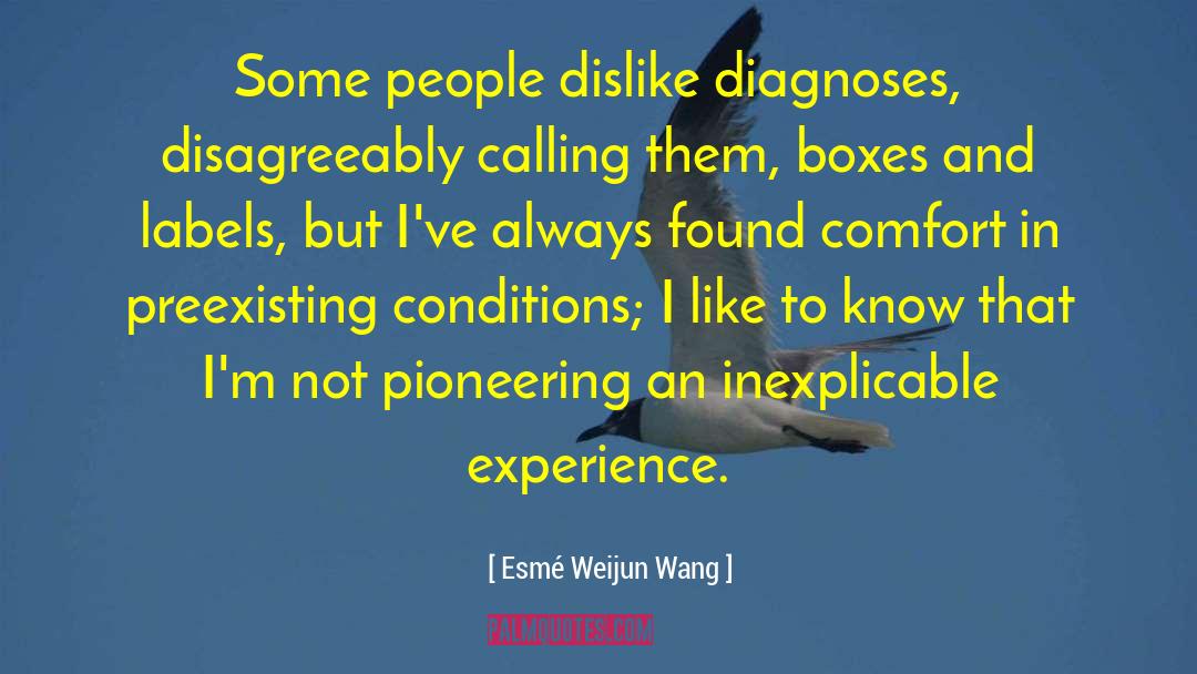 Diagnosis Death quotes by Esmé Weijun Wang