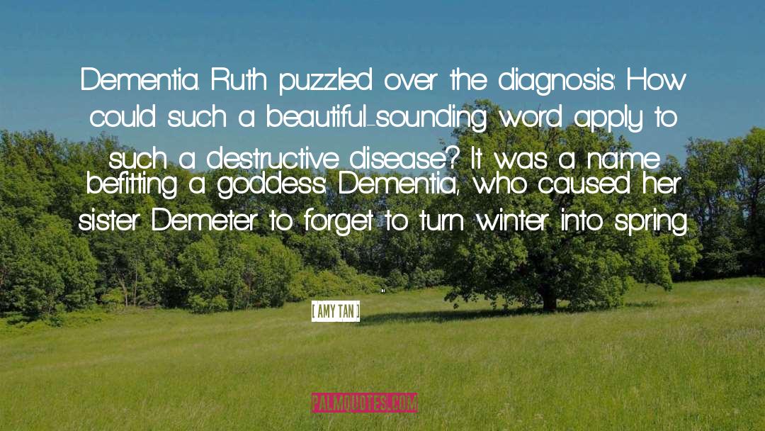 Diagnosis quotes by Amy Tan