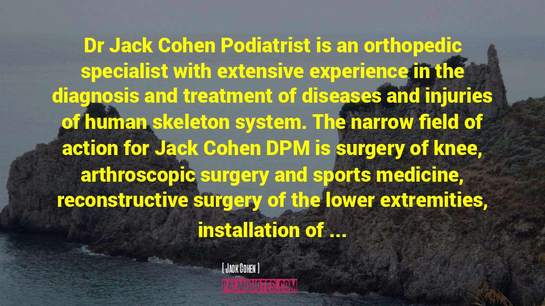 Diagnosis quotes by Jack Cohen