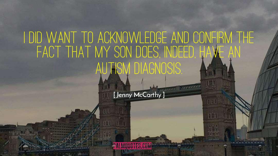 Diagnosis quotes by Jenny McCarthy
