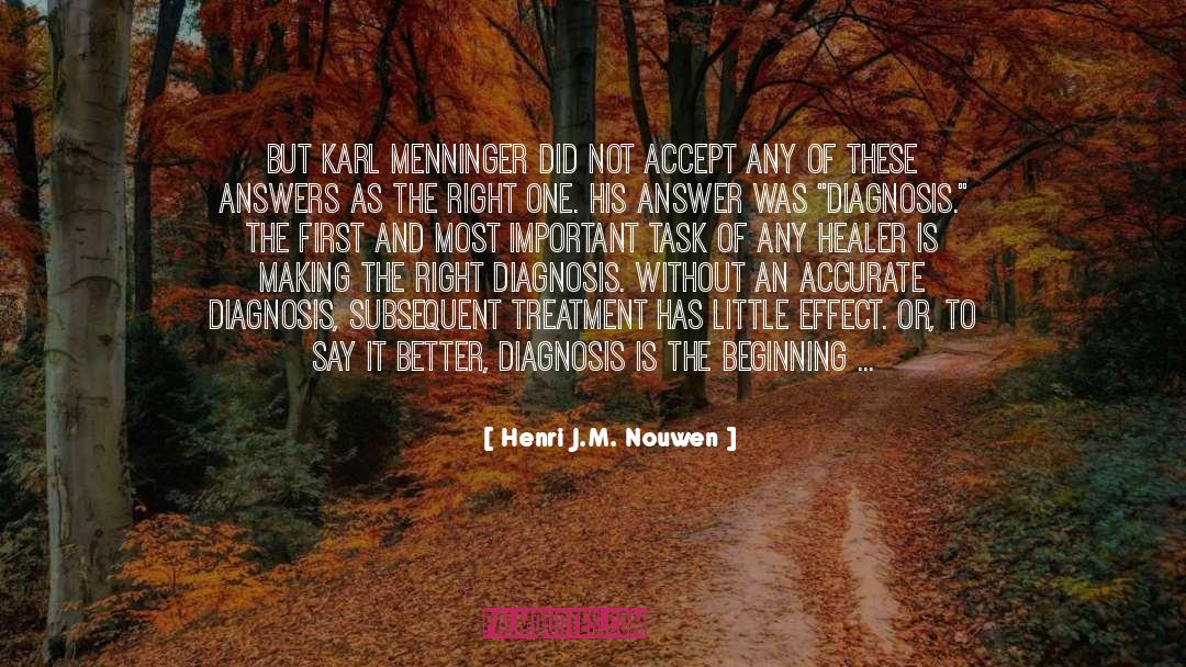 Diagnosis quotes by Henri J.M. Nouwen