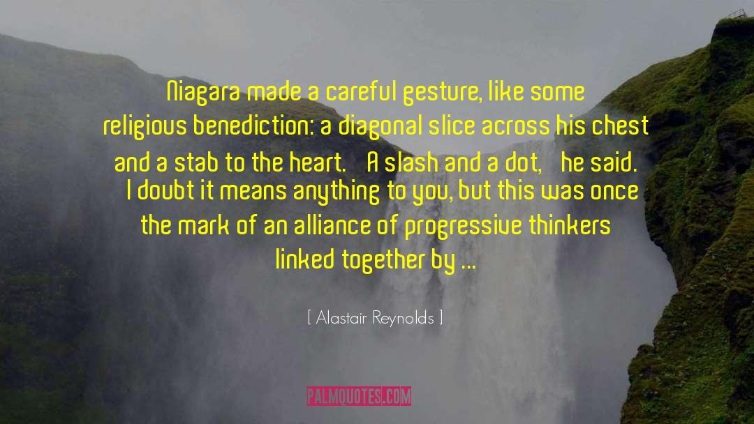 Diagonal quotes by Alastair Reynolds