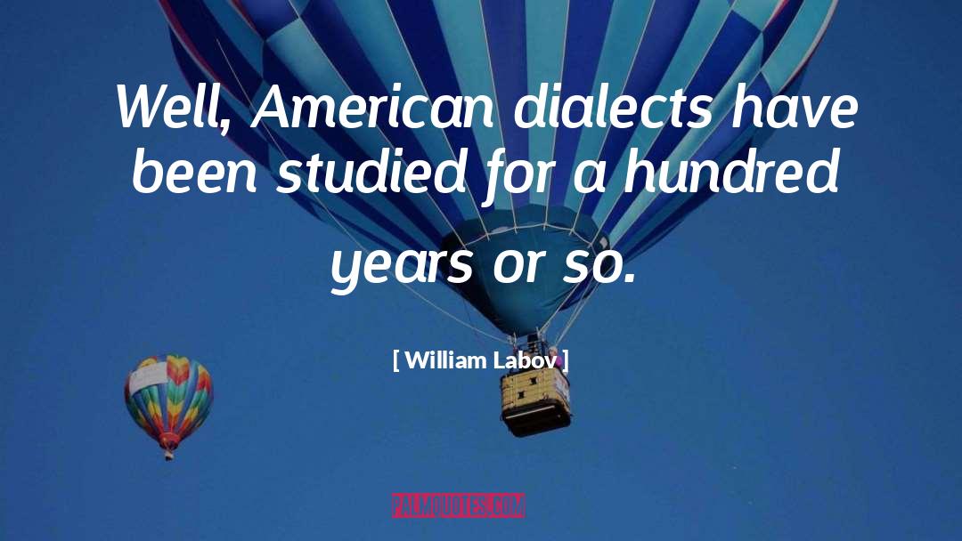 Dialect quotes by William Labov