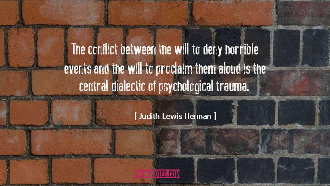 Dialectic quotes by Judith Lewis Herman